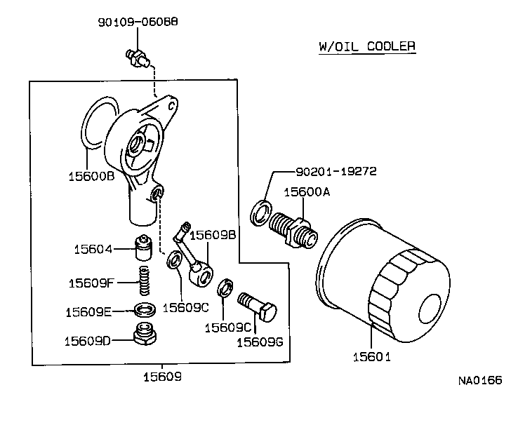 15188-02020 RING, O, NO.1(FOR OIL FILTER) product image