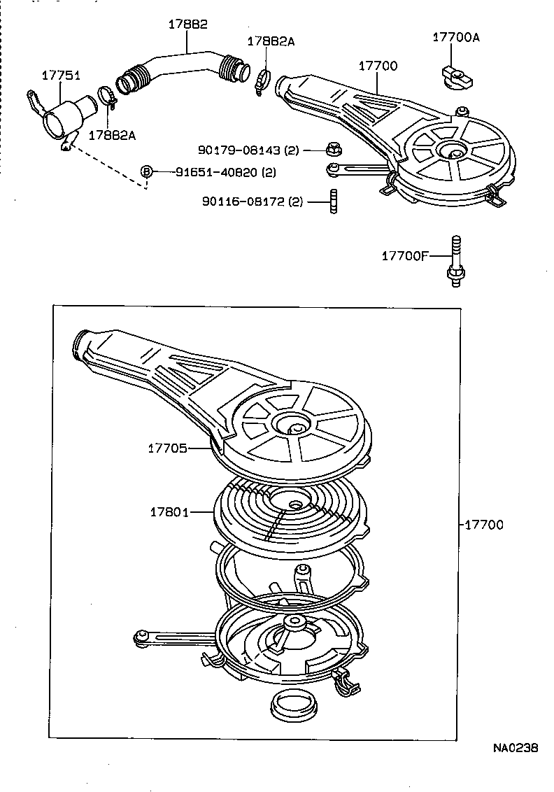 17344-73010 HOSE, AIR, NO.4 product image
