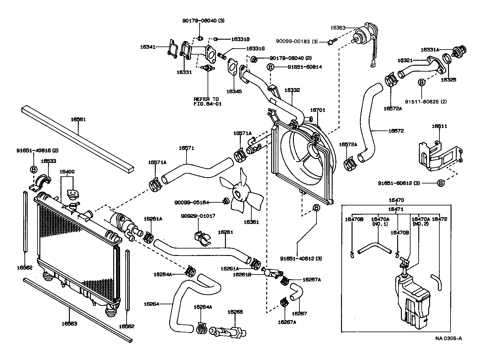16268-74060 PIPE, WATER BY-PASS, NO.1 product image