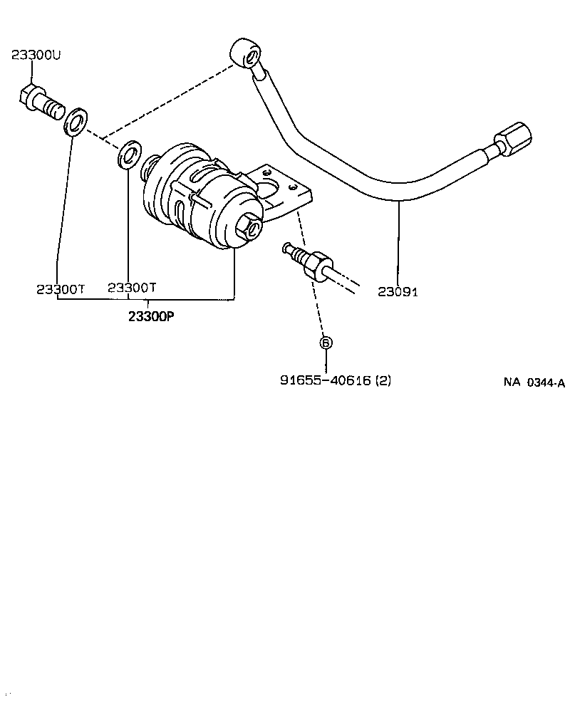 16283-70020 HOSE, WATER BY-PASS, NO.3 product image