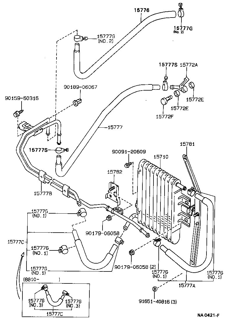 15710-15010 COOLER ASSY, OIL product image