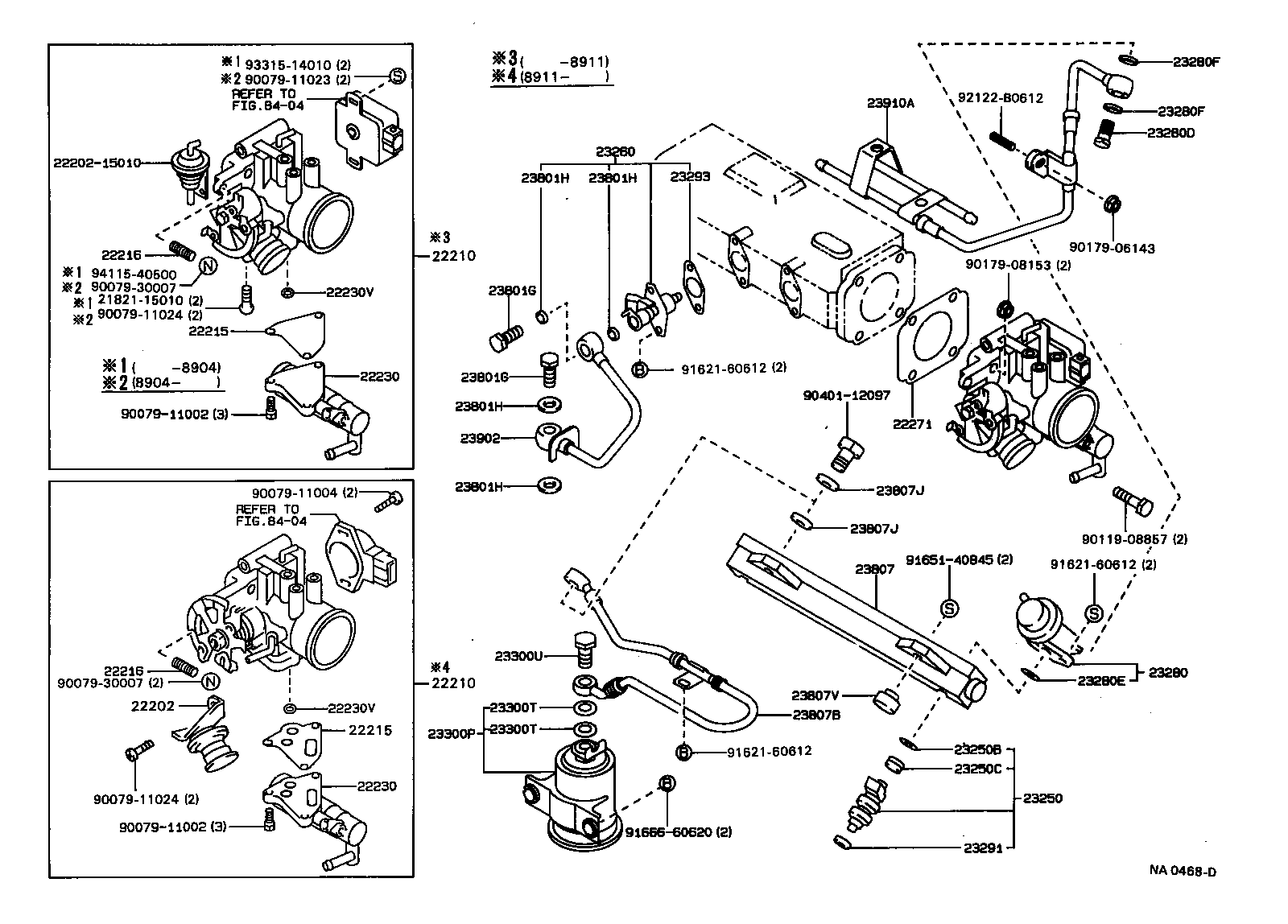 22210-74251 BODY ASSY, THROTTLE product image
