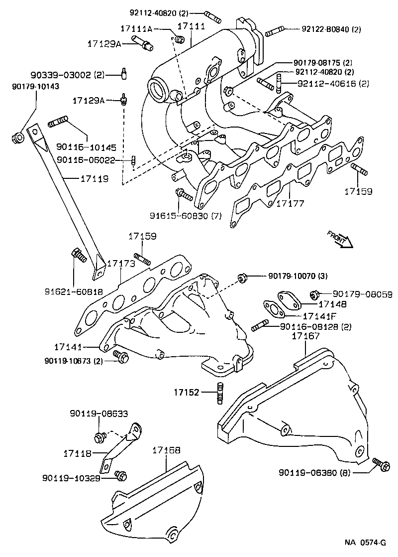 16265-15020 HOSE, INTAKE MANIFOLD WATER product image