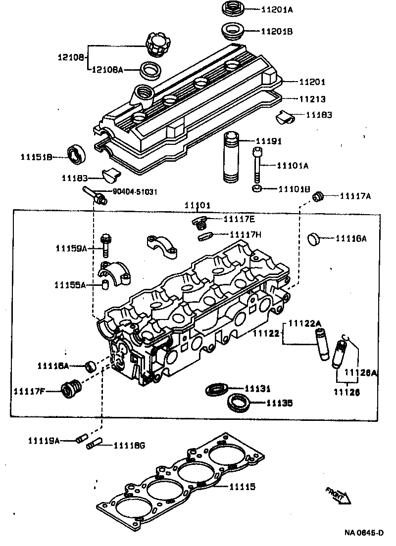 11115-74050 GASKET, CYLINDER HEAD product image