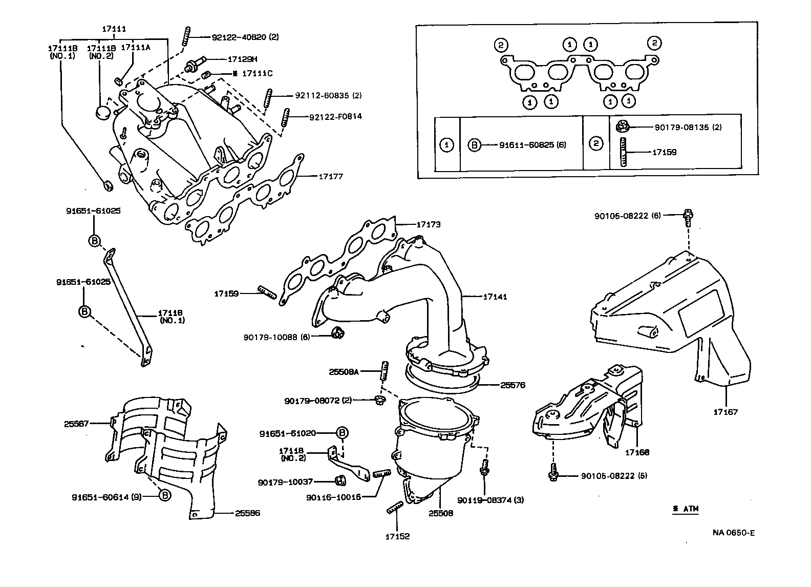 17101-74100 MANIFOLD, INTAKE product image