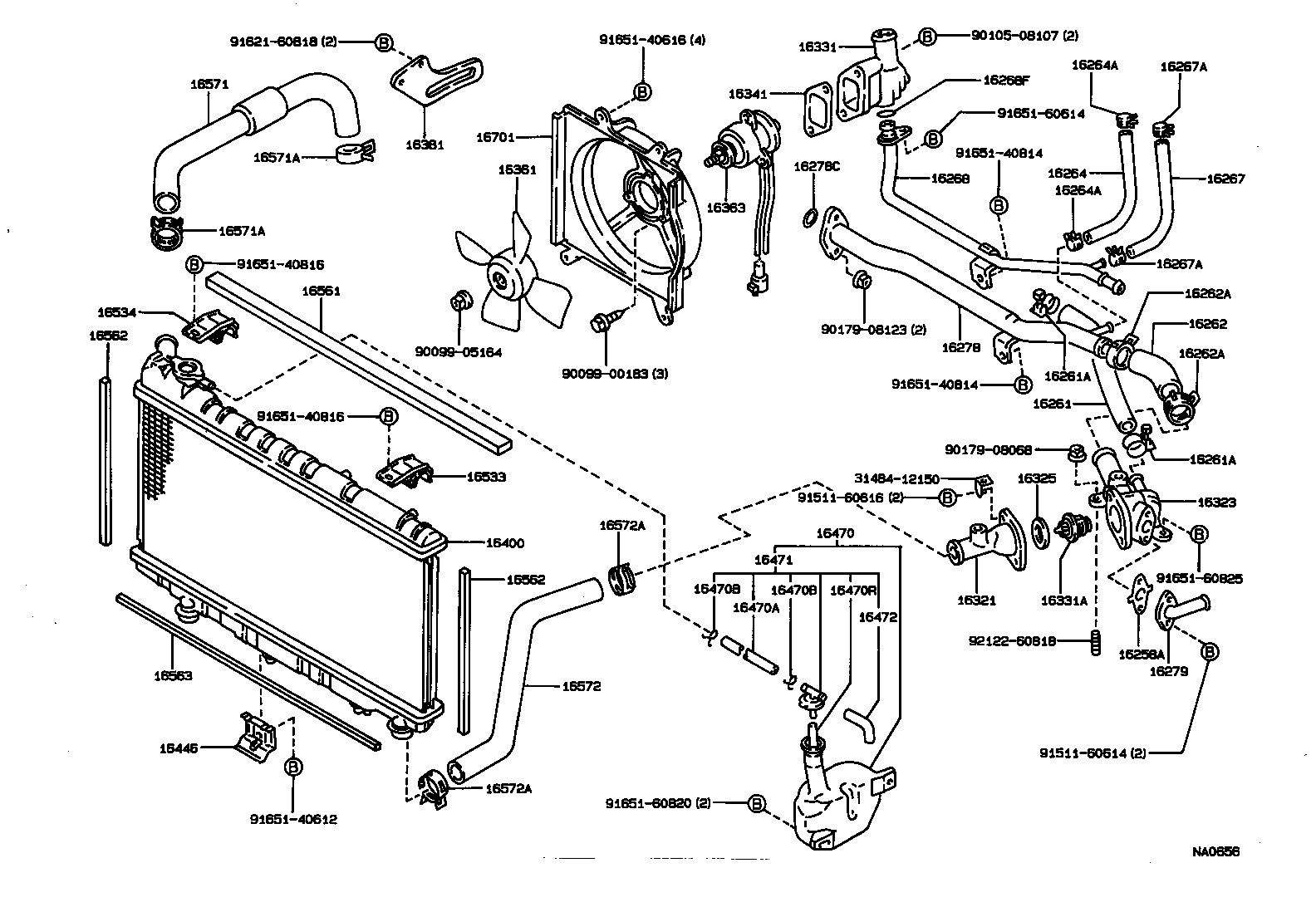 16323-15120 HOUSING, WATER INLET product image