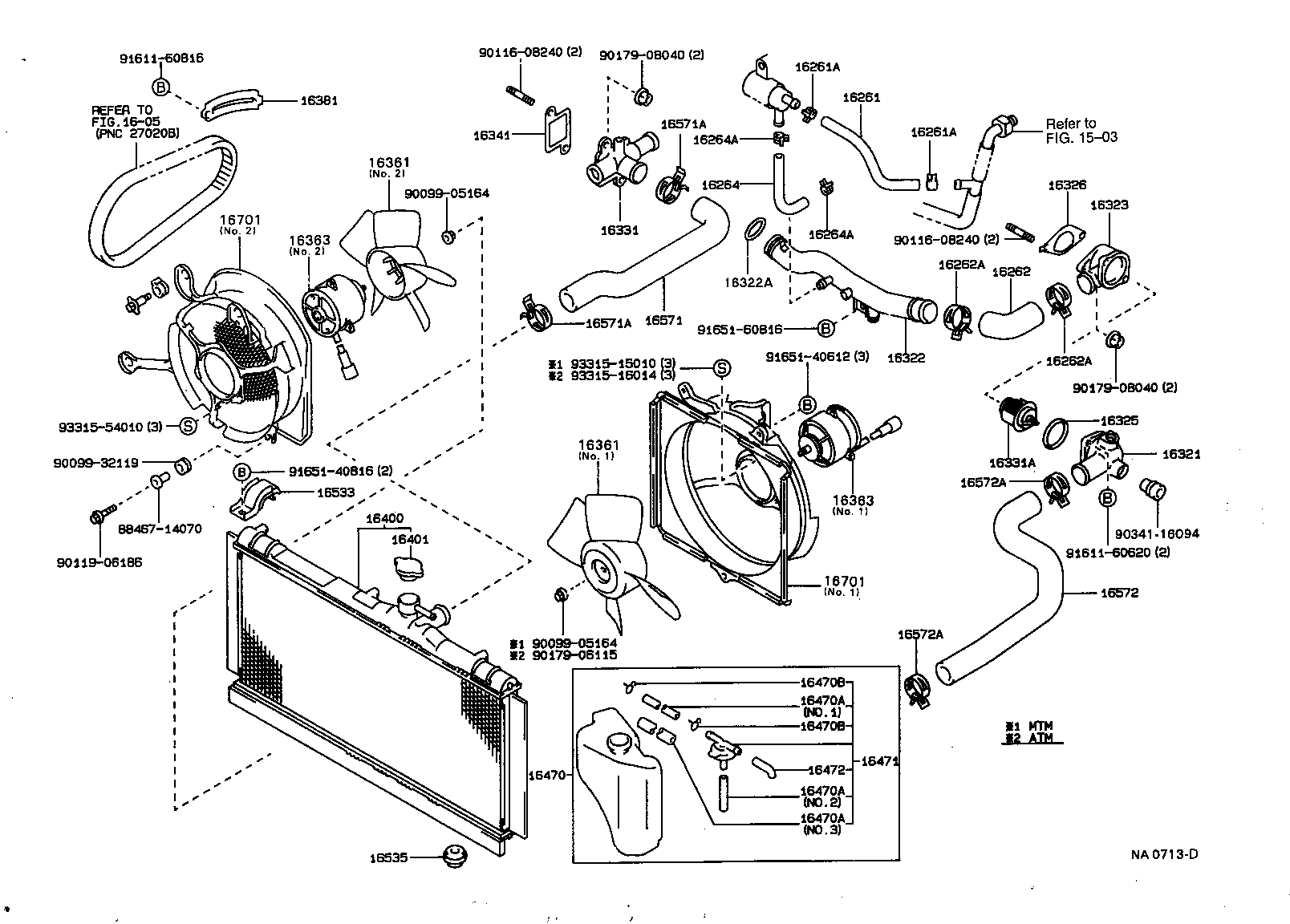 16400-55050 RADIATOR ASSY product image