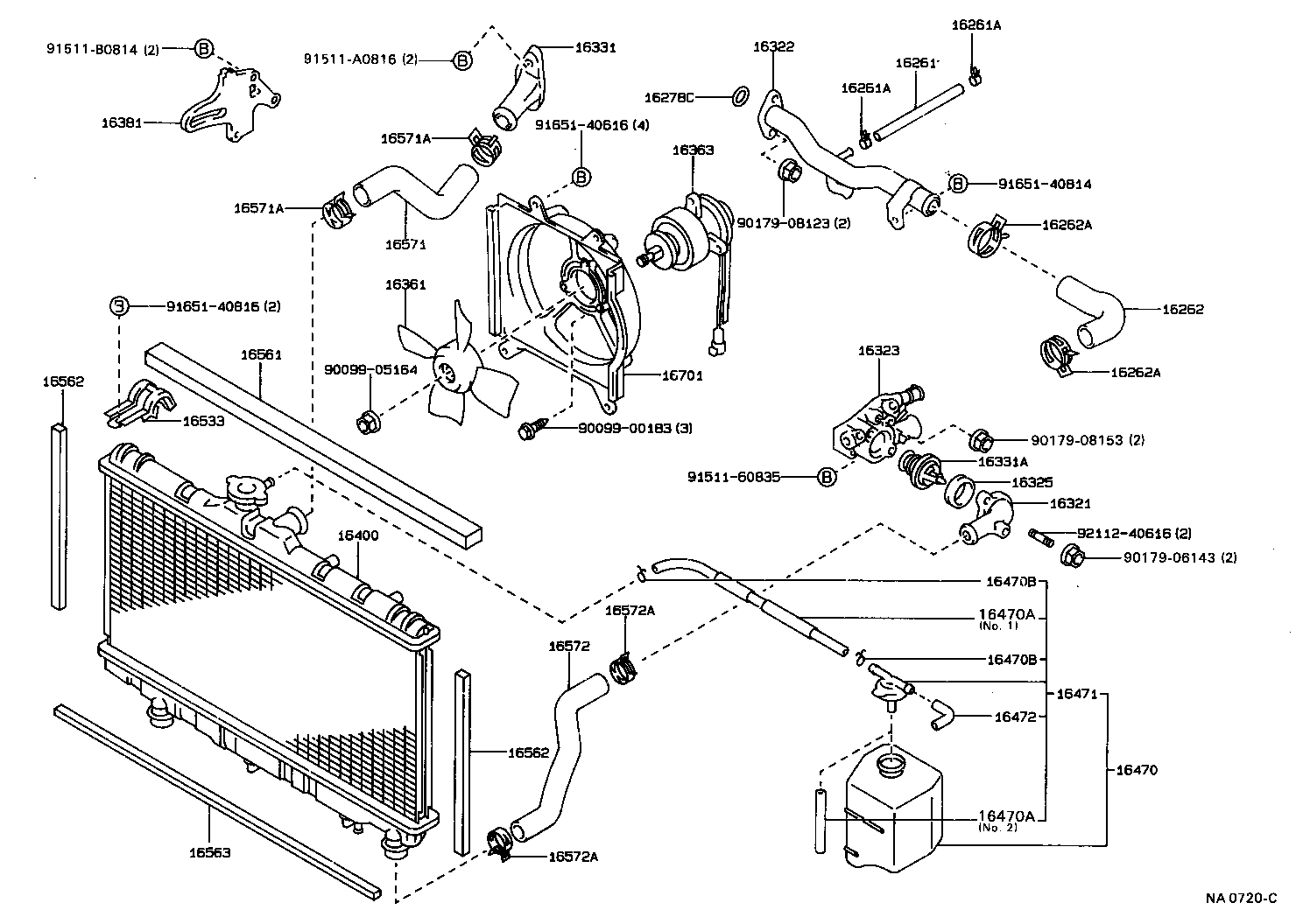 16323-15120 HOUSING, WATER INLET product image