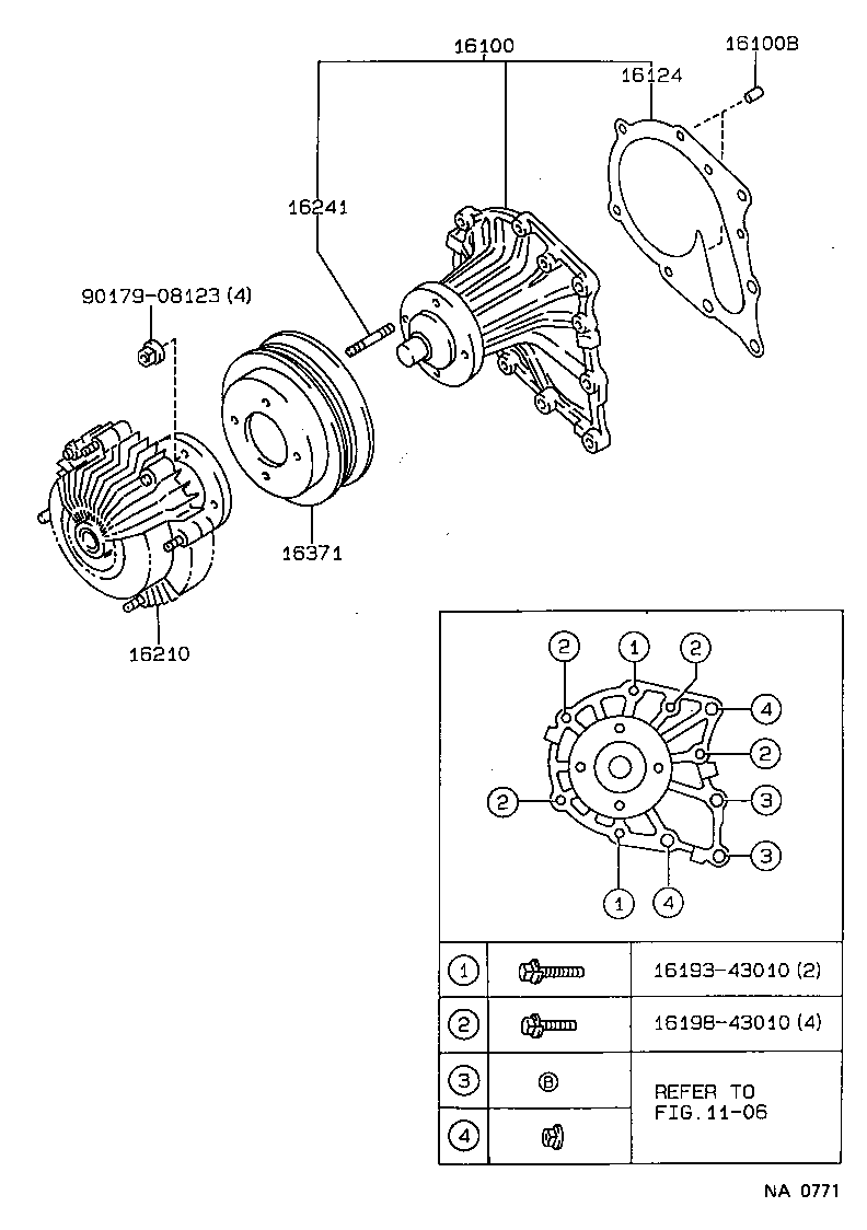 16159-70040 PIN, RING(FOR WATER PUMP SET) product image