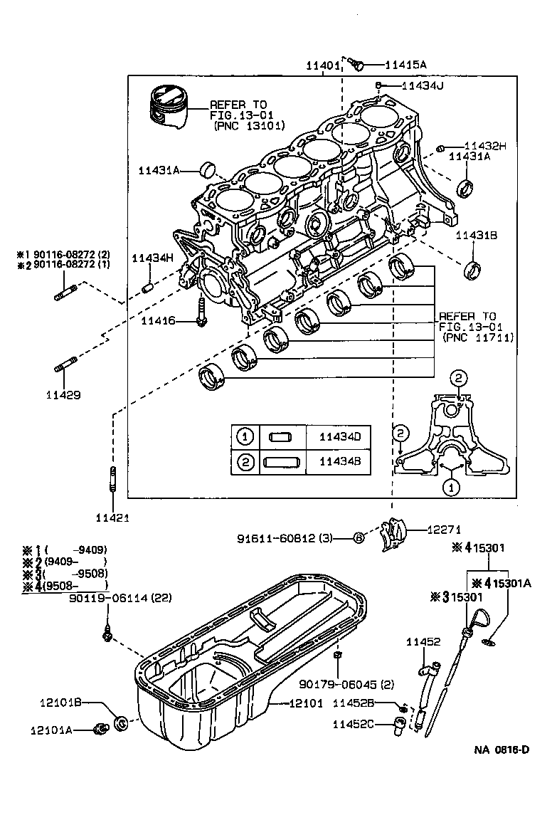 11452-70010 GUIDE, OIL LEVEL GAGE product image