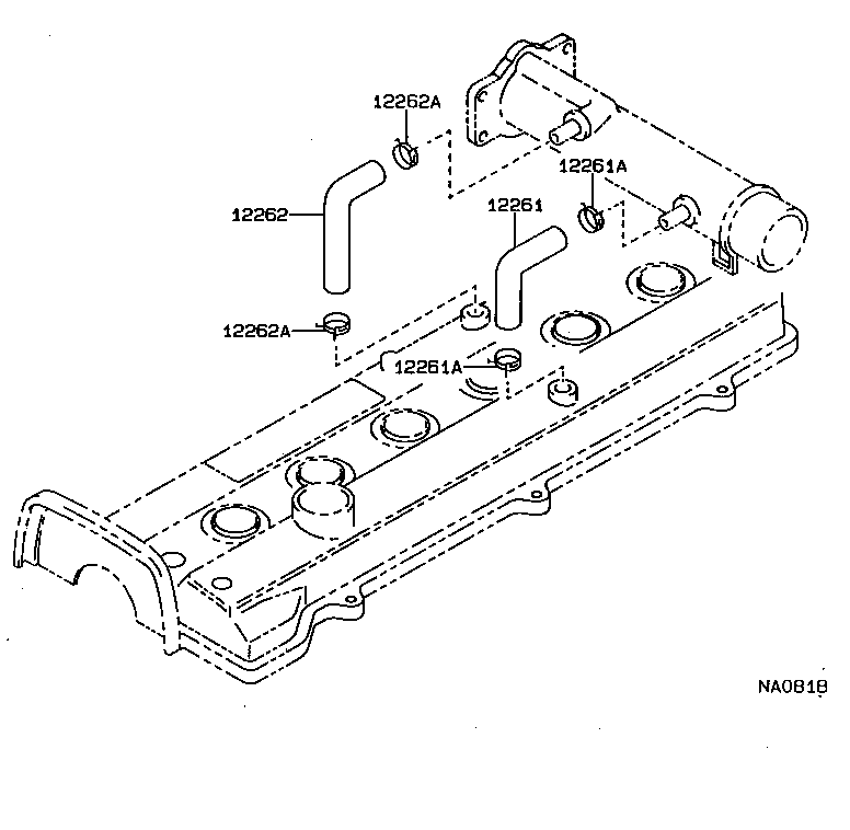 12204-88401 VALVE SUB-ASSY, VENTILATION product image