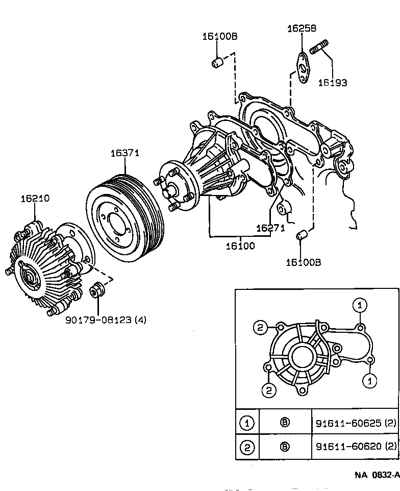 16159-70040 PIN, RING(FOR WATER PUMP SET) product image