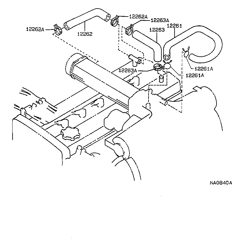12204-88401 VALVE SUB-ASSY, VENTILATION product image