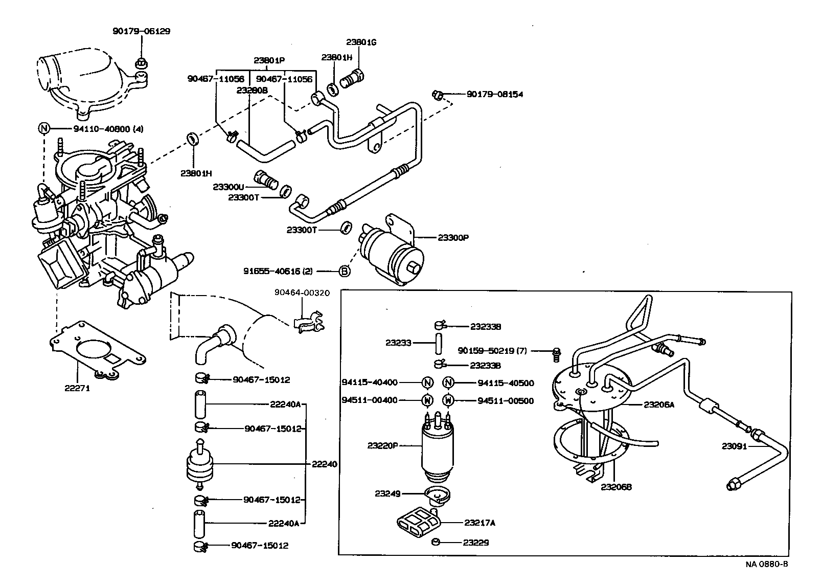 16279-70050 PIPE, WATER BY-PASS product image