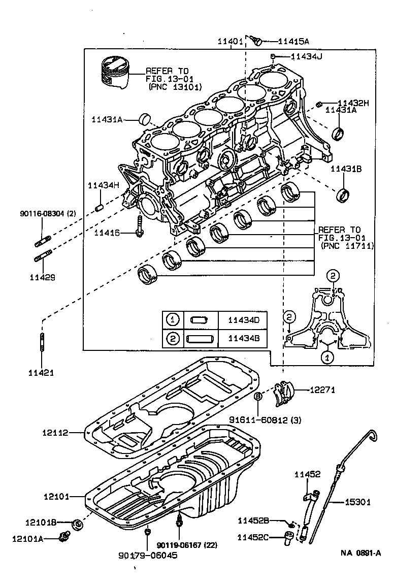 11452-88401 GUIDE, OIL LEVEL GAGE product image