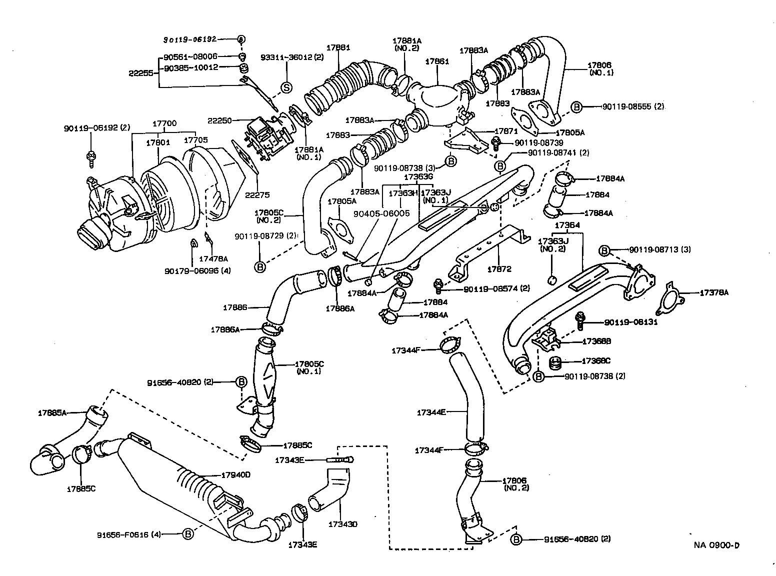 17705-42140 CAP SUB-ASSY, AIR CLEANER product image