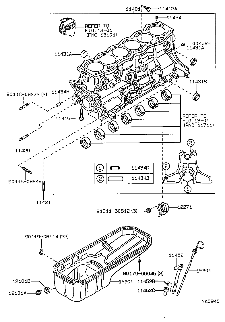 11452-70030 GUIDE, OIL LEVEL GAGE product image