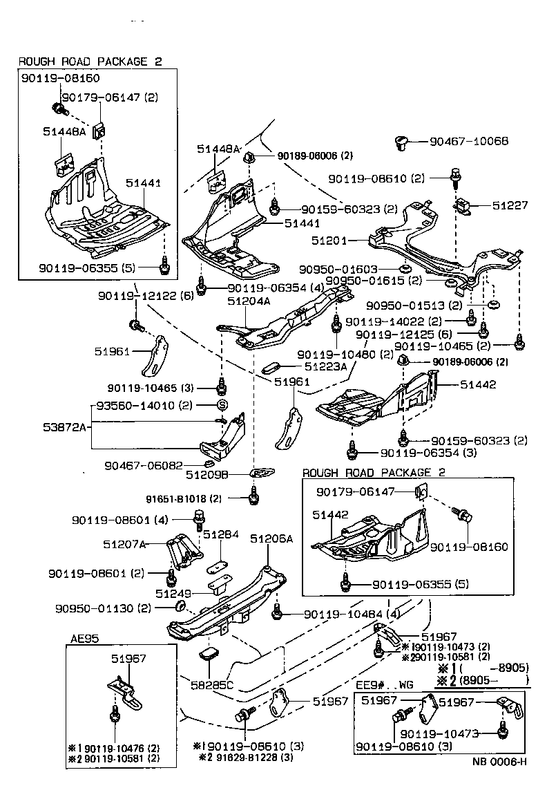 51408-12040 COVER, ENGINE UNDER, NO.1 product image