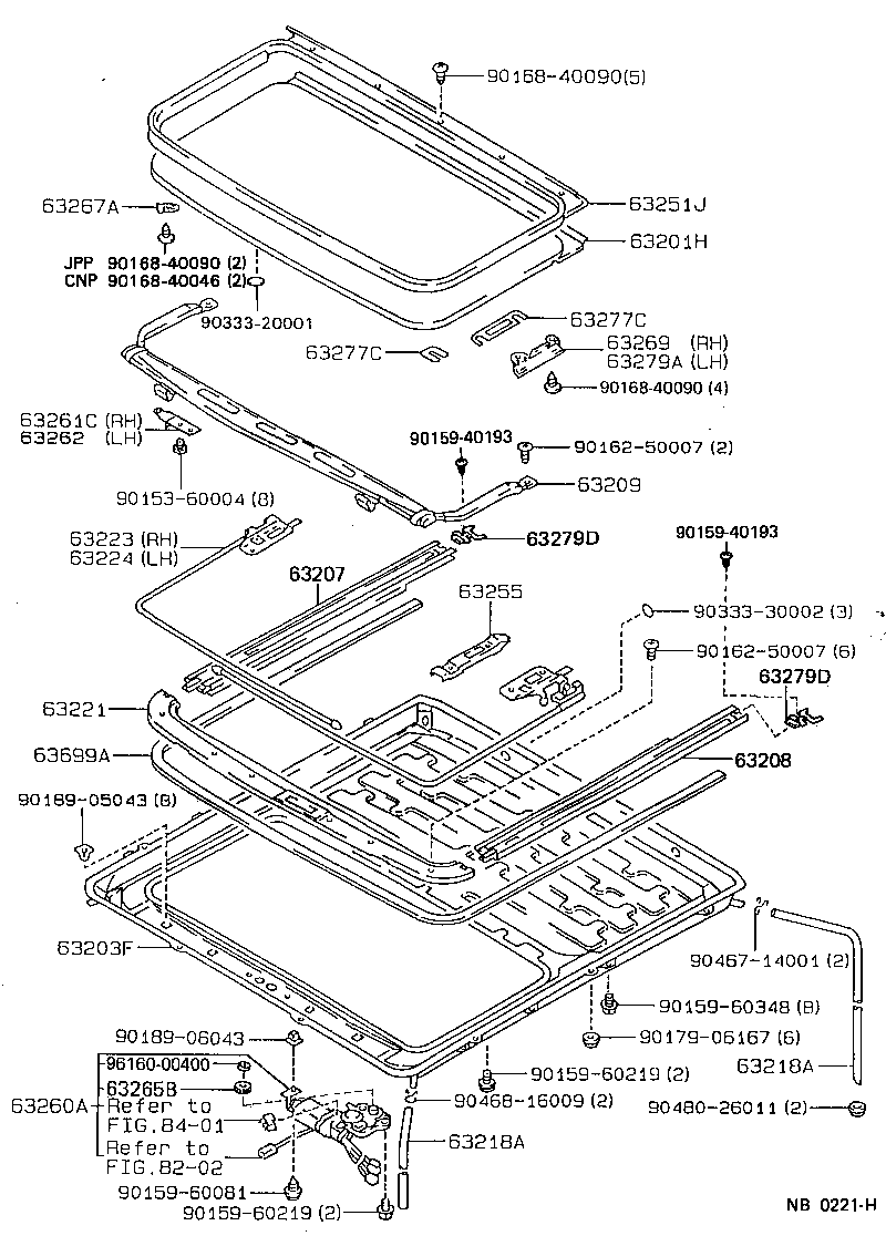 63111-12902 PANEL, ROOF product image