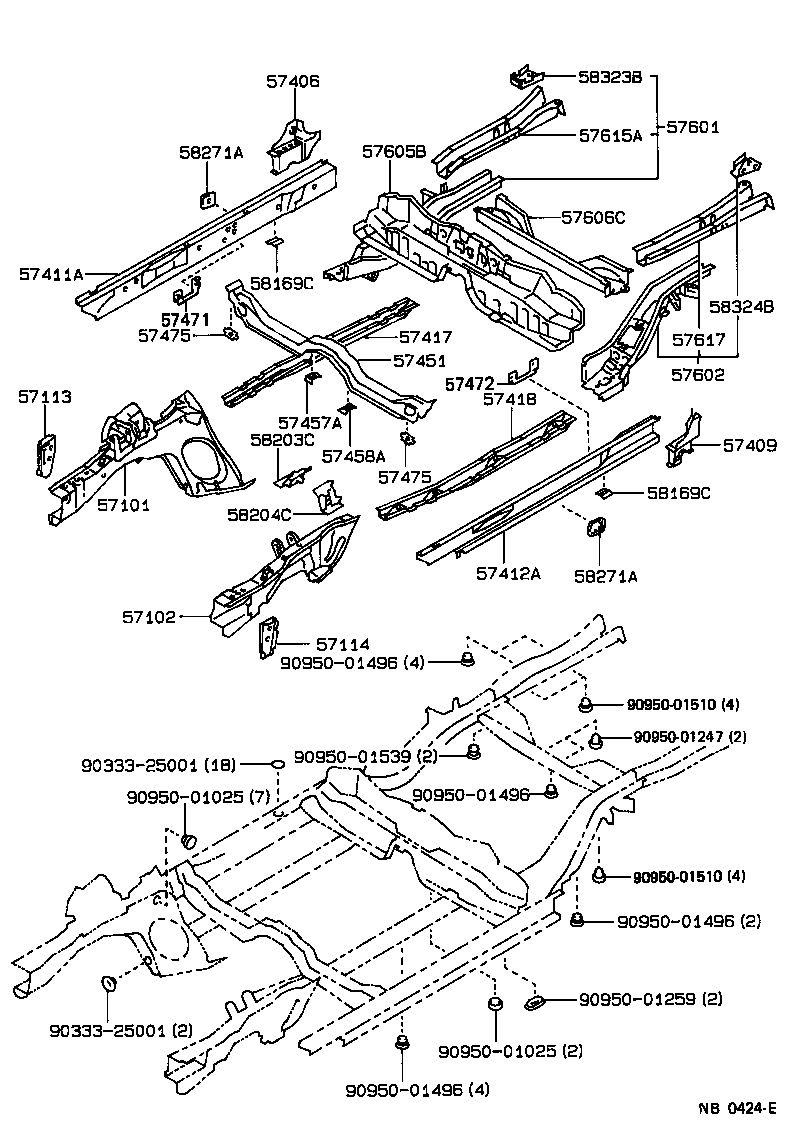 57071-12030 BOX SUB-ASSY, TORQUE, REAR RH product image