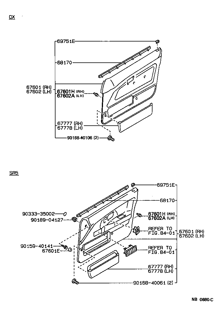 90541-09035 CUSHION, FRONT DOOR PANEL product image