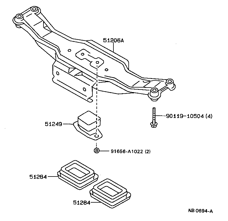 51441-20150 COVER, ENGINE UNDER, NO.1 product image