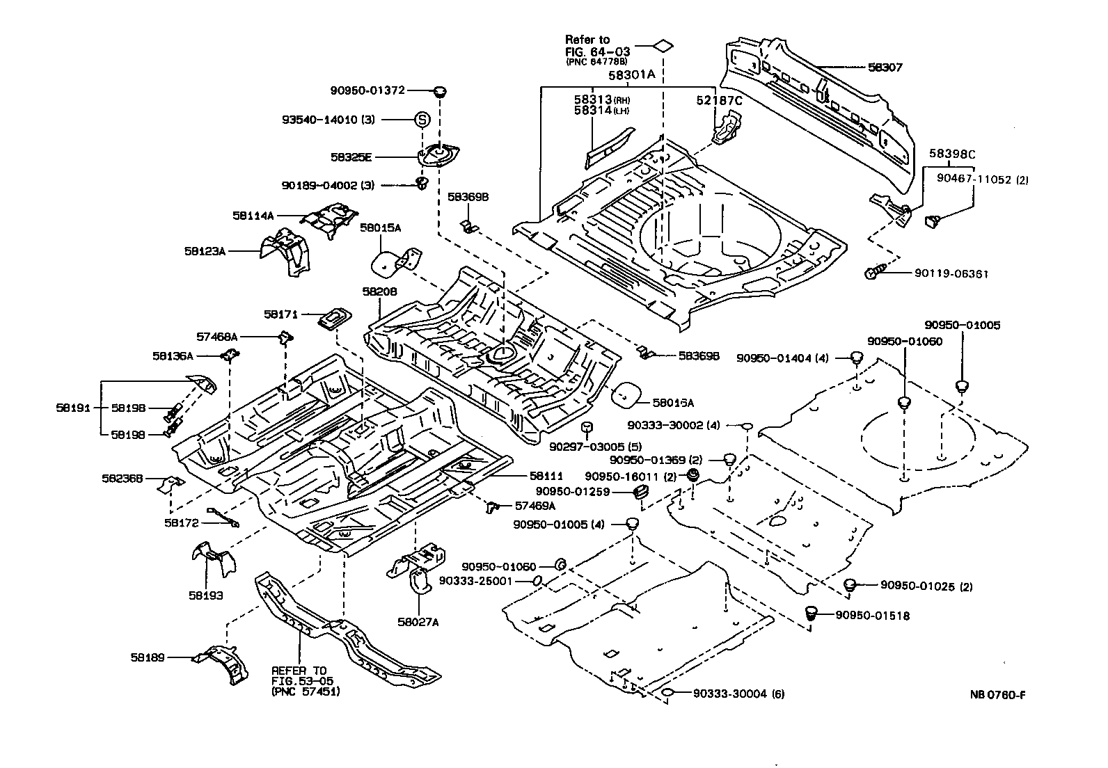 52187-20060 BRACKET, REAR BUMPER SIDE, NO.2 product image
