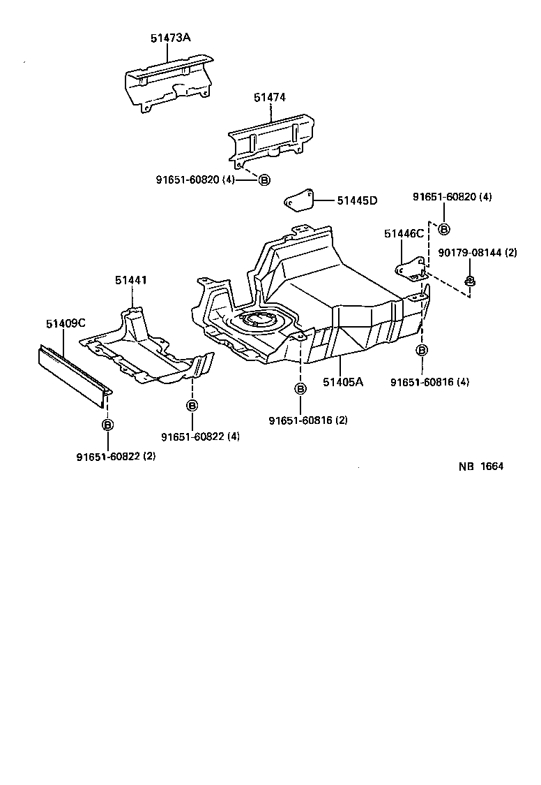 51406-25051 COVER, ENGINE UNDER, RH product image