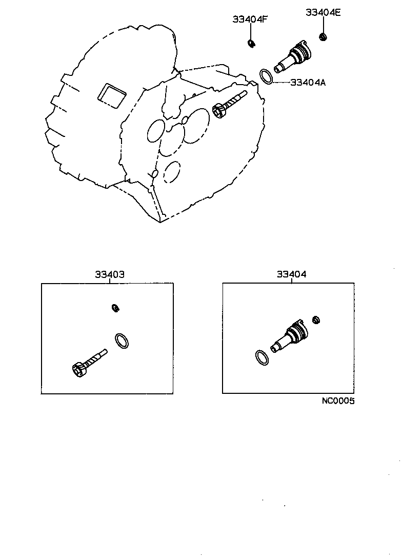 33403-12100 GEAR SUB-ASSY, SPEEDOMETER DRIVEN (MTM) product image