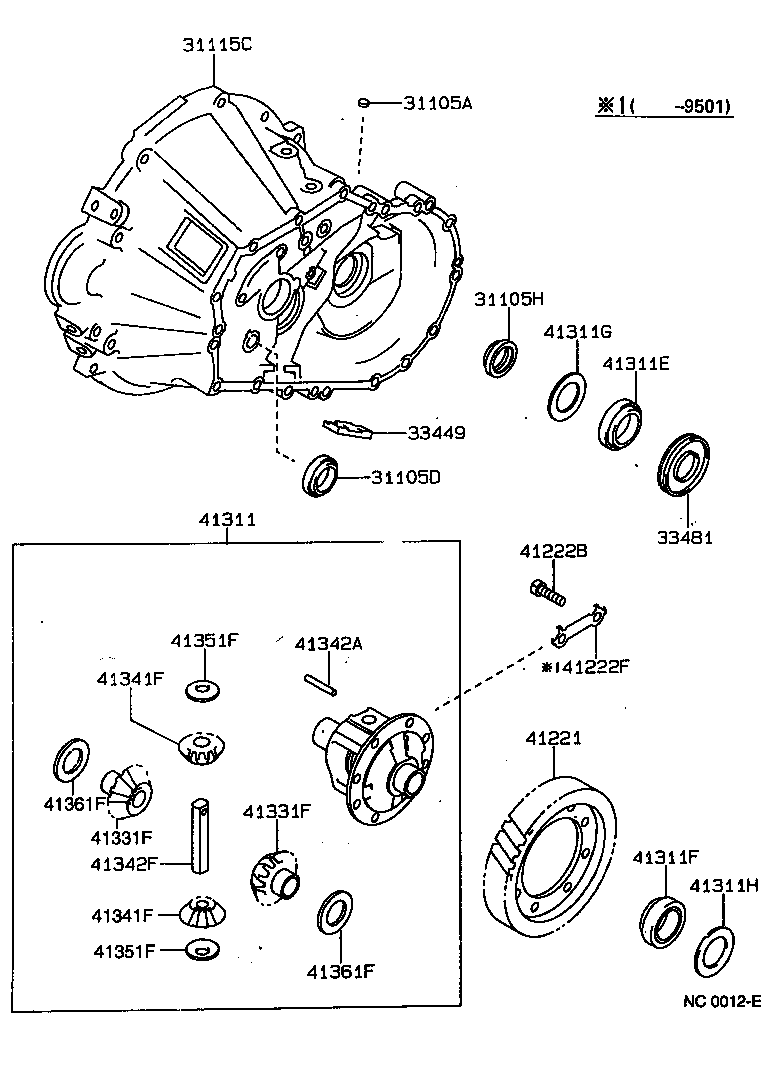 35105-20014 HOUSING, TRANSAXLE product image
