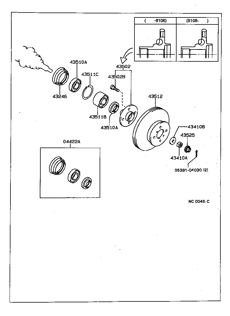 90311-52012 SEAL, OIL (FOR FRONT AXLE HUB) product image
