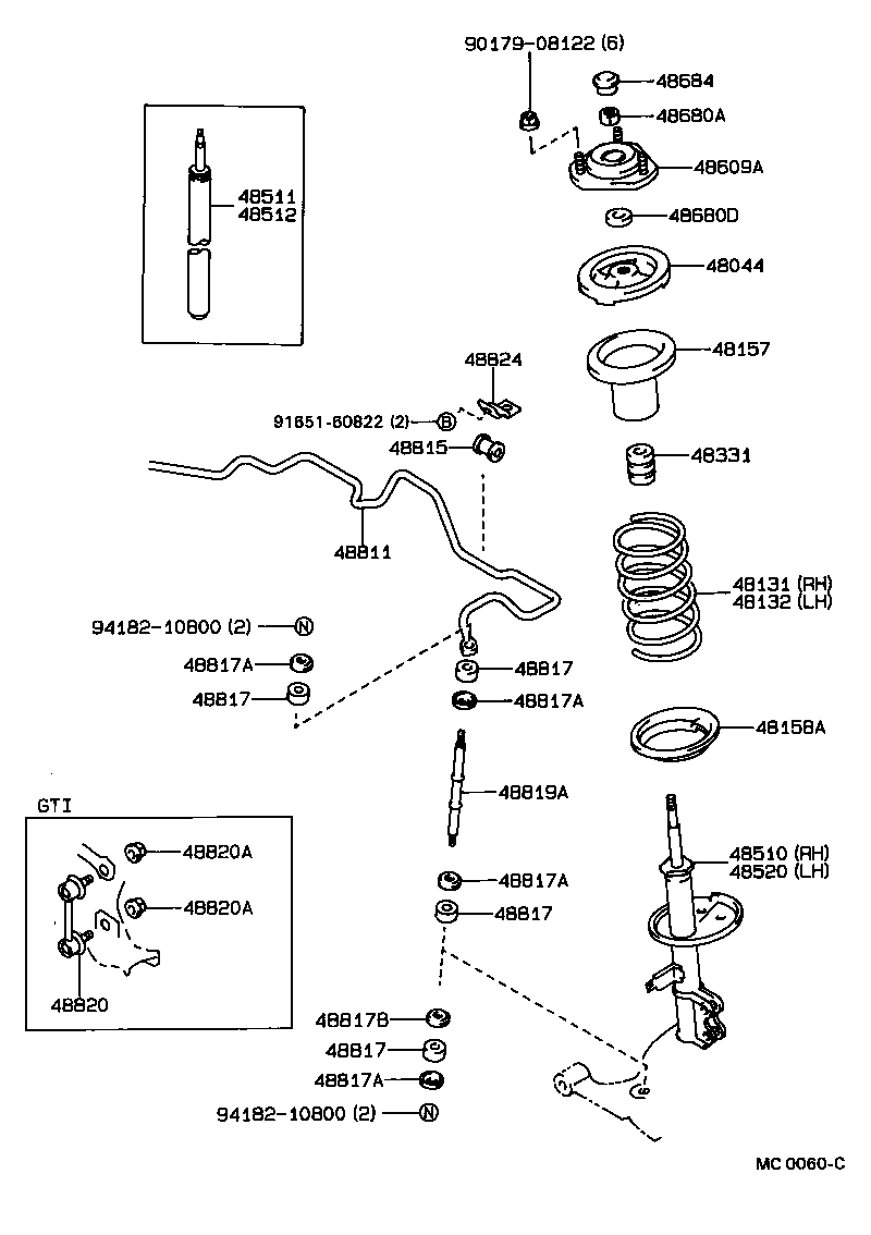 48131-1E860 SPRING, FRONT COIL, RH product image