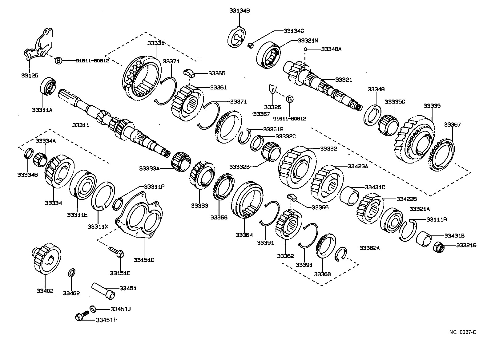 33035-32040 GEAR, 4TH product image