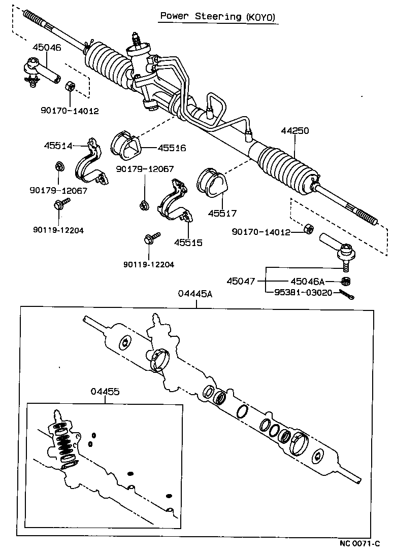 44210-12180 VALVE ASSY, POWER STEERING CONTROL product image