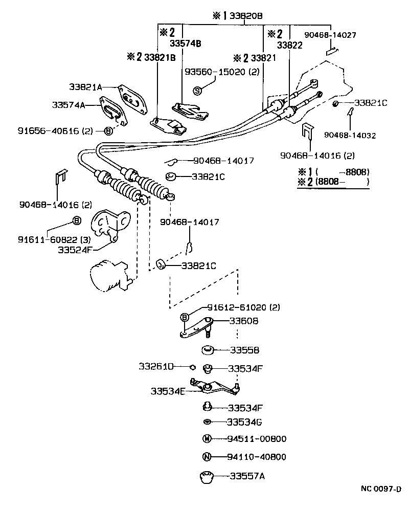 33058-01010 BRACKET SUB-ASSY, SHIFT LOCK SOLENOID product image