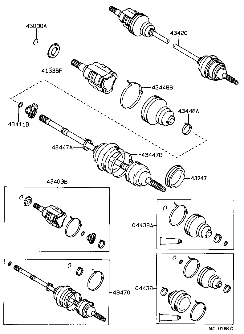 43247-32011 DEFLECTOR, FRONT WHEEL BEARING DUST, NO.2 product image