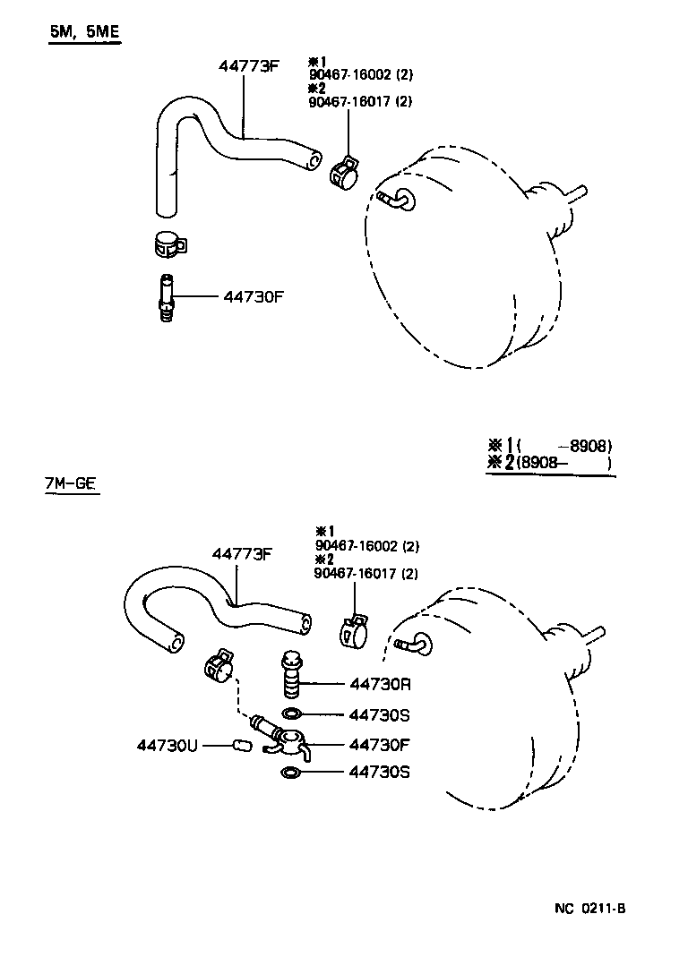 04443-30620 BOOSTER KIT, BRAKE product image