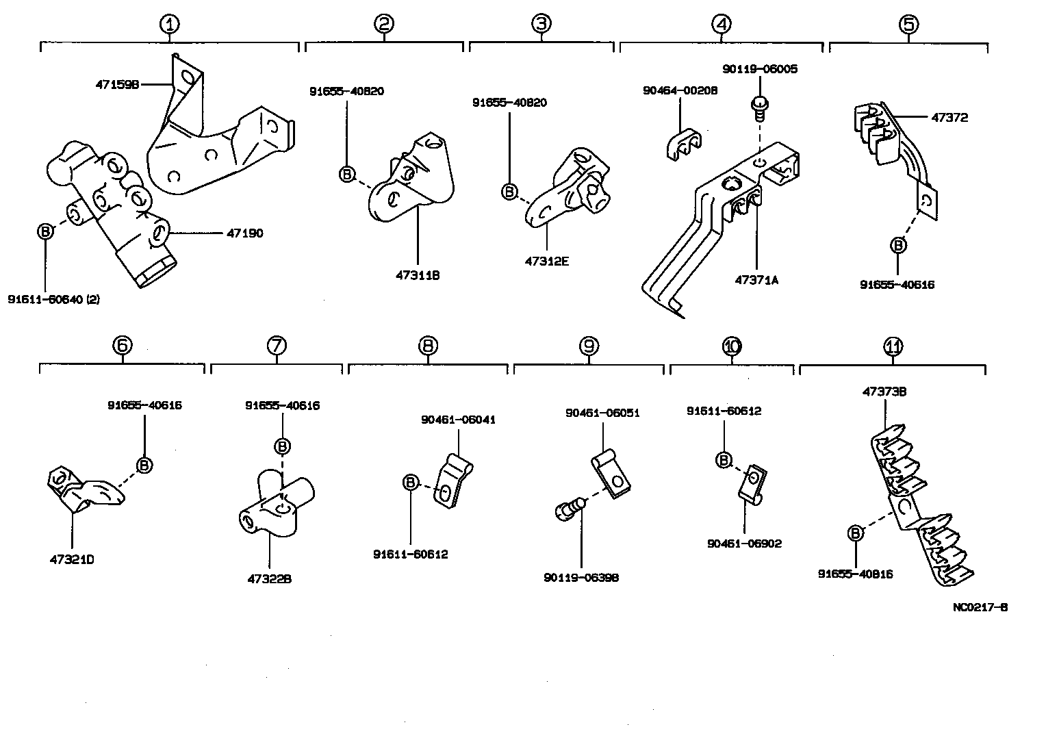 44510-30070 ACTUATOR ASSY, BRAKE product image