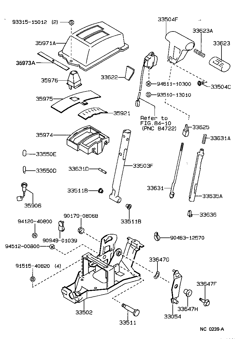 33058-01010 BRACKET SUB-ASSY, SHIFT LOCK SOLENOID product image