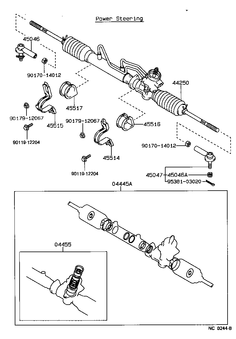 44210-12150 VALVE ASSY, POWER STEERING CONTROL product image