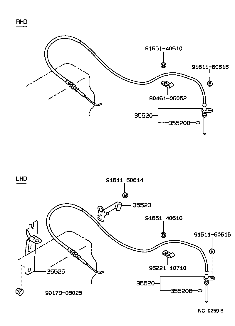 35520-30110 CABLE ASSY, THROTTLE product image