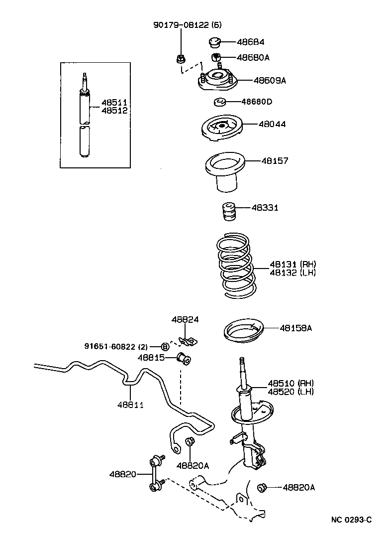 48131-1H050 SPRING, FRONT COIL, RH product image
