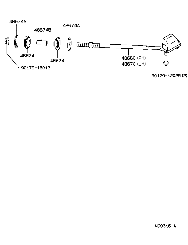48157-30030 INSULATOR, FRONT COIL SPRING, UPPER product image