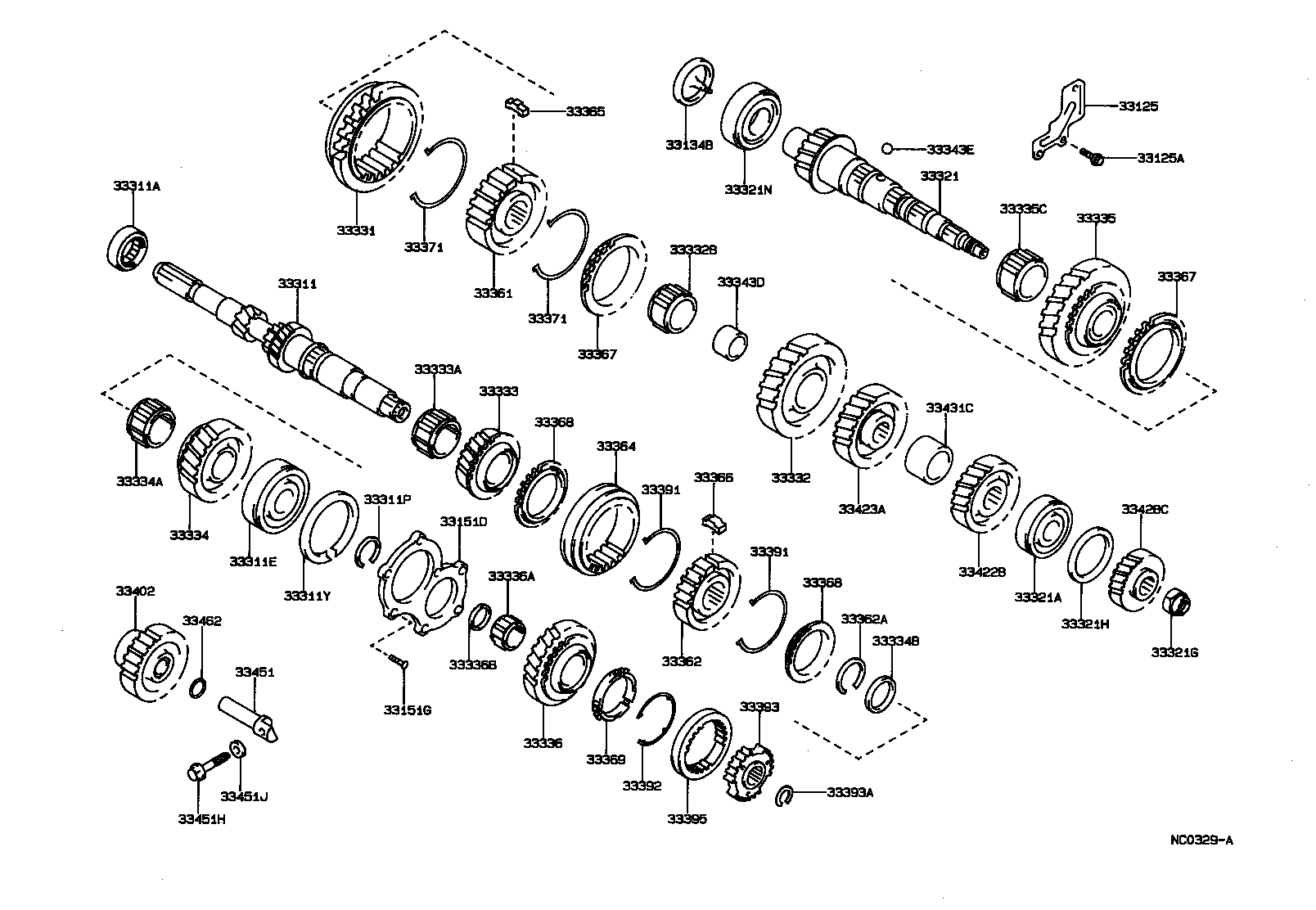33035-32040 GEAR, 4TH product image