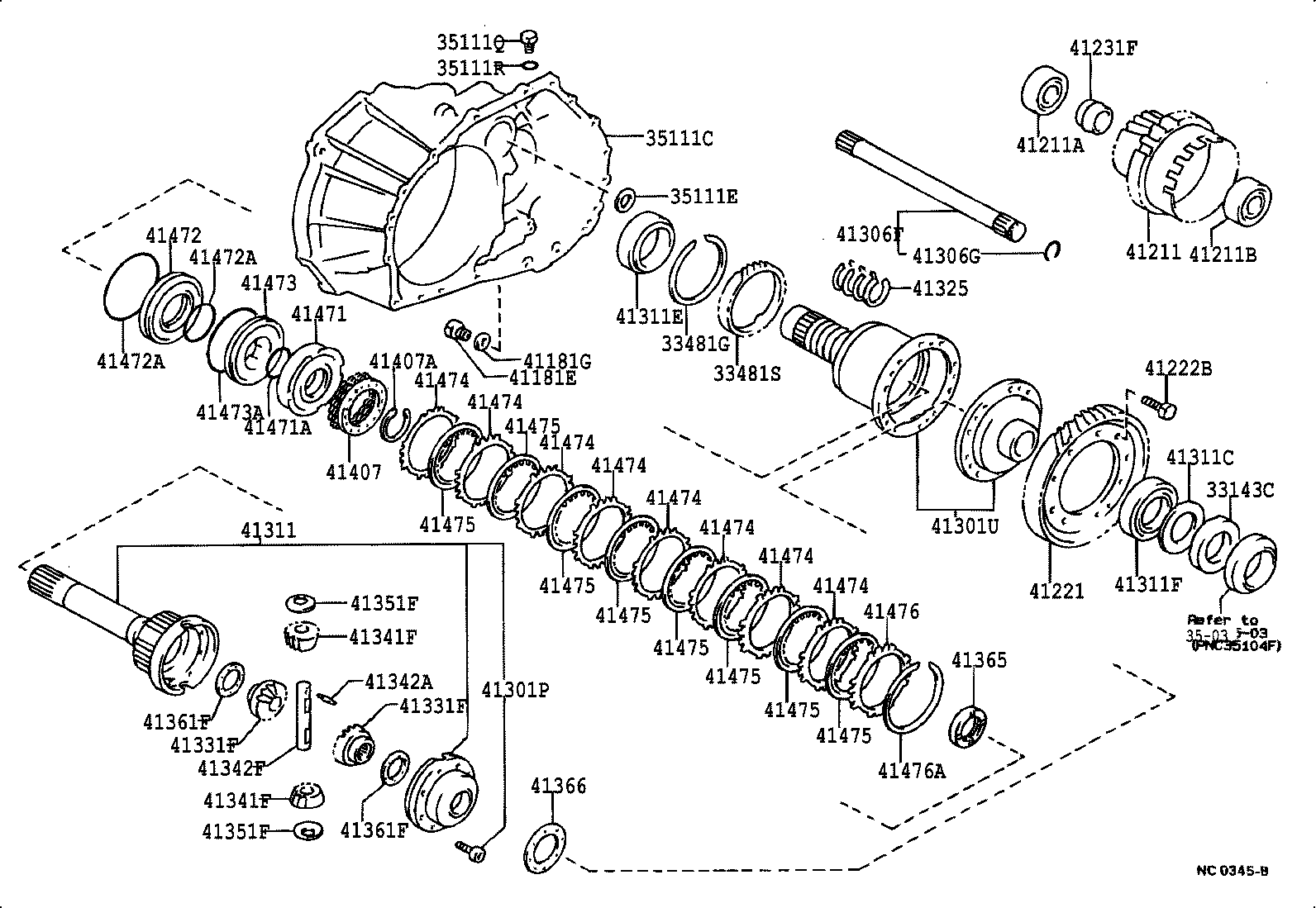 41310-12080 CASE ASSY, DIFFERENTIAL product image