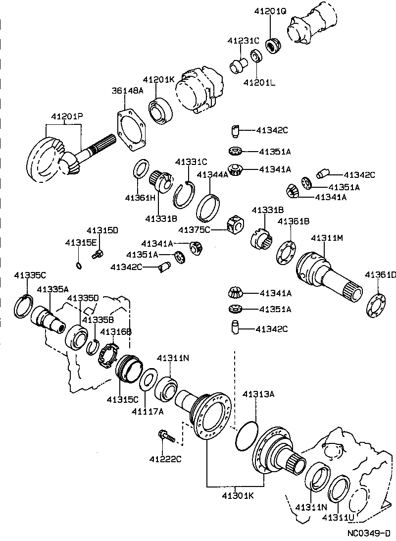36148-20060 SHIM, PINION BEARING CAGE product image