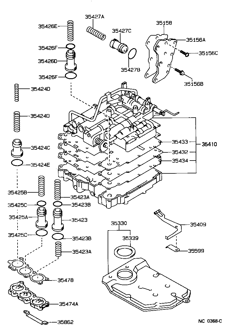 35196-12020 CLAMP, TRANSAXLE APPLY TUBE, NO.2 product image