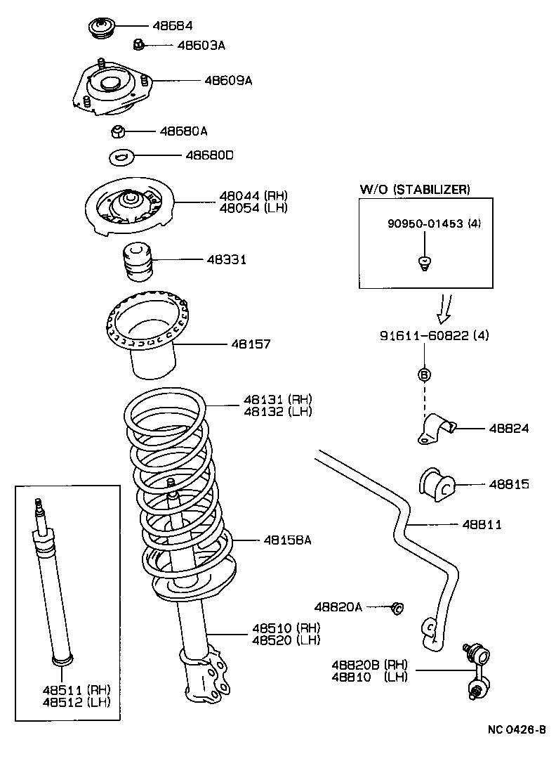 48131-2G860 SPRING, FRONT COIL, RH product image