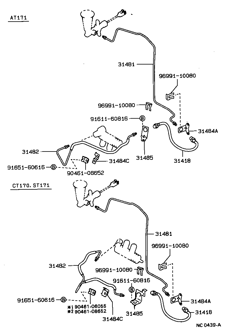 31301-20260 PEDAL SUB-ASSY, CLUTCH product image