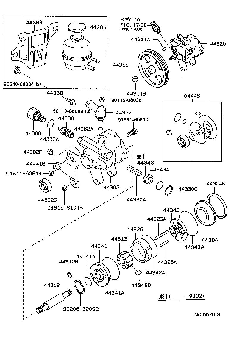 44390-22010 BRACKET, OIL RESERVOIR, NO.1 product image